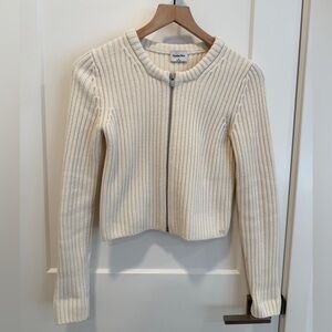 Aritzia Sunday Best zip cardigan
